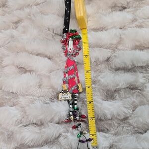 Festive Red and Black Holiday Ornament By Silvestria!